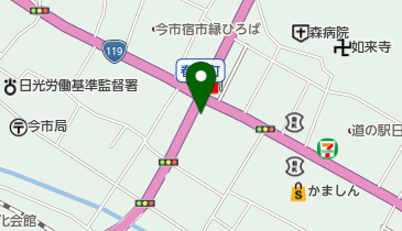 日光ろばたづけ今市店の地図画像