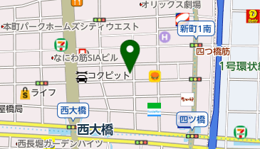 佐用ホルモン焼きうどん 日の松 新町店の地図画像