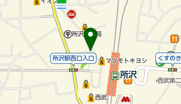 星乃珈琲店 所沢プロペ通り店の地図画像