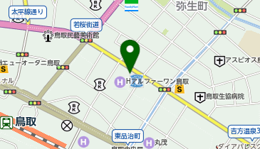 鉄板焼蕾の地図画像