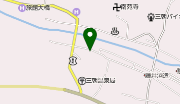 味賞三朝屋の地図画像