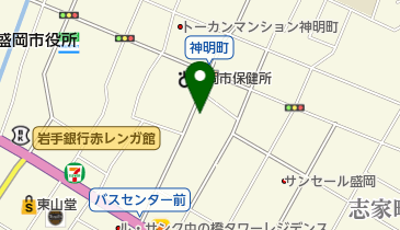 すし心明の地図画像
