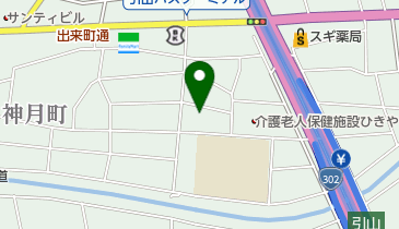 ボンベイと和のキッチンの地図画像
