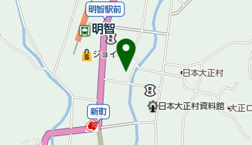 お食事処かわかみの地図画像