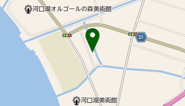 河口湖スイーツガーデンの地図画像