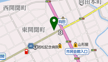 福元かしわ店の地図画像