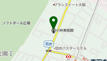 羽衣珈琲の地図画像