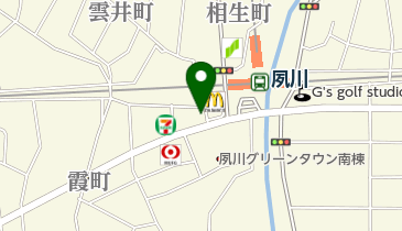 串かつ ぼんぼりの地図画像