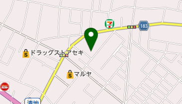 レコード食堂の地図画像