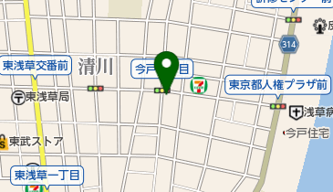 鮨勝の地図画像