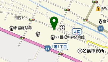 鉄板焼 朝日の地図画像