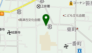 食堂とカフェPinnataの地図画像