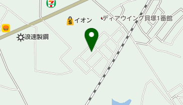 森の小径の地図画像