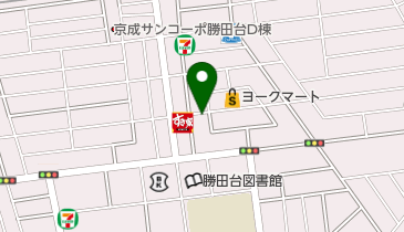 ワイン食堂 金の髭の地図画像