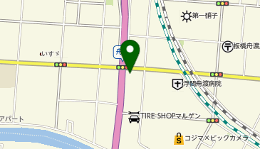 炭火串焼 海の幸 せんごくの地図画像