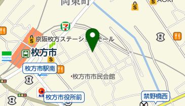 創作串 賀川の地図画像