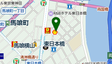 薬研堀まごころ料理 摩多以の地図画像