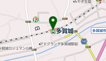 ドンク エディティ JR多賀城駅店の地図画像
