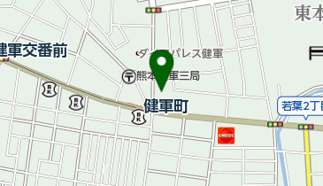 健軍食堂 san-ni-maruの地図画像