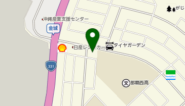 なかざ家の地図画像