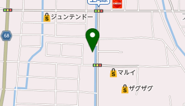 美作百味菓匠館 大文字 本店の地図画像