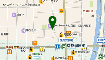 裏寺COROMOの地図画像