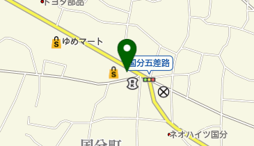 炭火焼き一進の地図画像