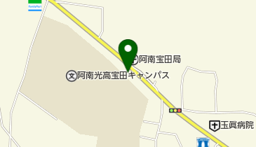 ポカラ 阿南店の地図画像