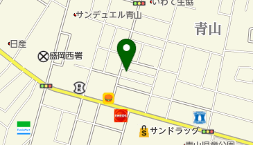 和食 小笠原の地図画像