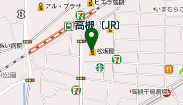 ハマヤコーヒーショップの地図画像