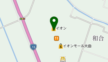 果汁工房 果琳 イオンモール大曲店の地図画像