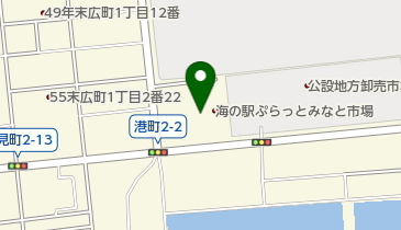 かき小屋海の駅の地図画像
