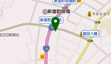 恵屋プラス 新富店の地図画像