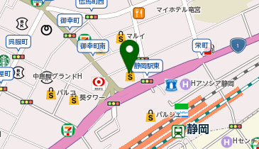 大胡椒 静岡松坂屋店の地図画像