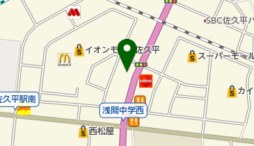 鶏バル ワインのぐっさんの地図画像