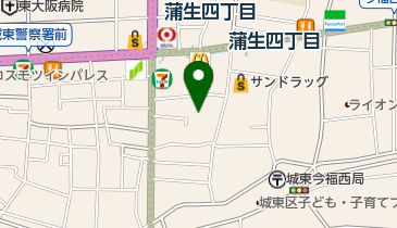 蒲生中華 信の地図画像