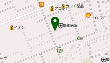 クイーンガーデンの地図画像