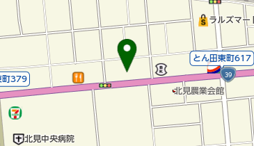 北の家食堂の地図画像