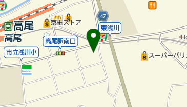 高尾居食処 てまりやの地図画像