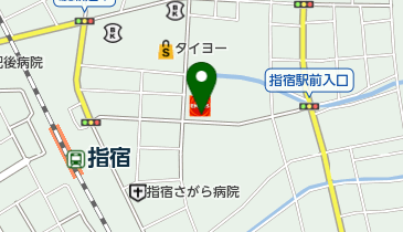 味処喜作(きさく)の地図画像