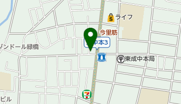力餅食堂の地図画像