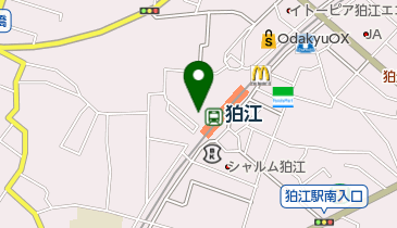 泉の森カフェの地図画像