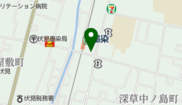 ムーラン 墨染店の地図画像