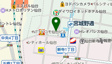 BAR 吉田の地図画像