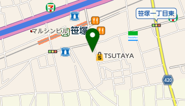 南蛮茶舘の地図画像