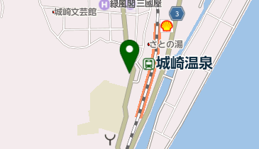 創作料理 響 城崎温泉の地図画像