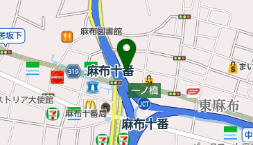 石頭楼 麻布十番店の地図画像