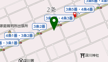 アーガマン 深川店の地図画像