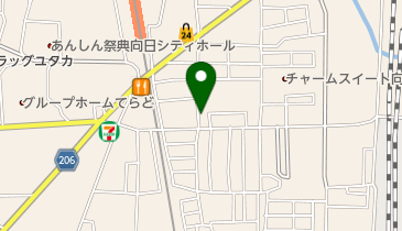 ちゃんがら 東向日町店の地図画像