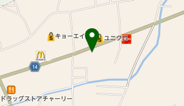 本格印度料理バターチキンの地図画像